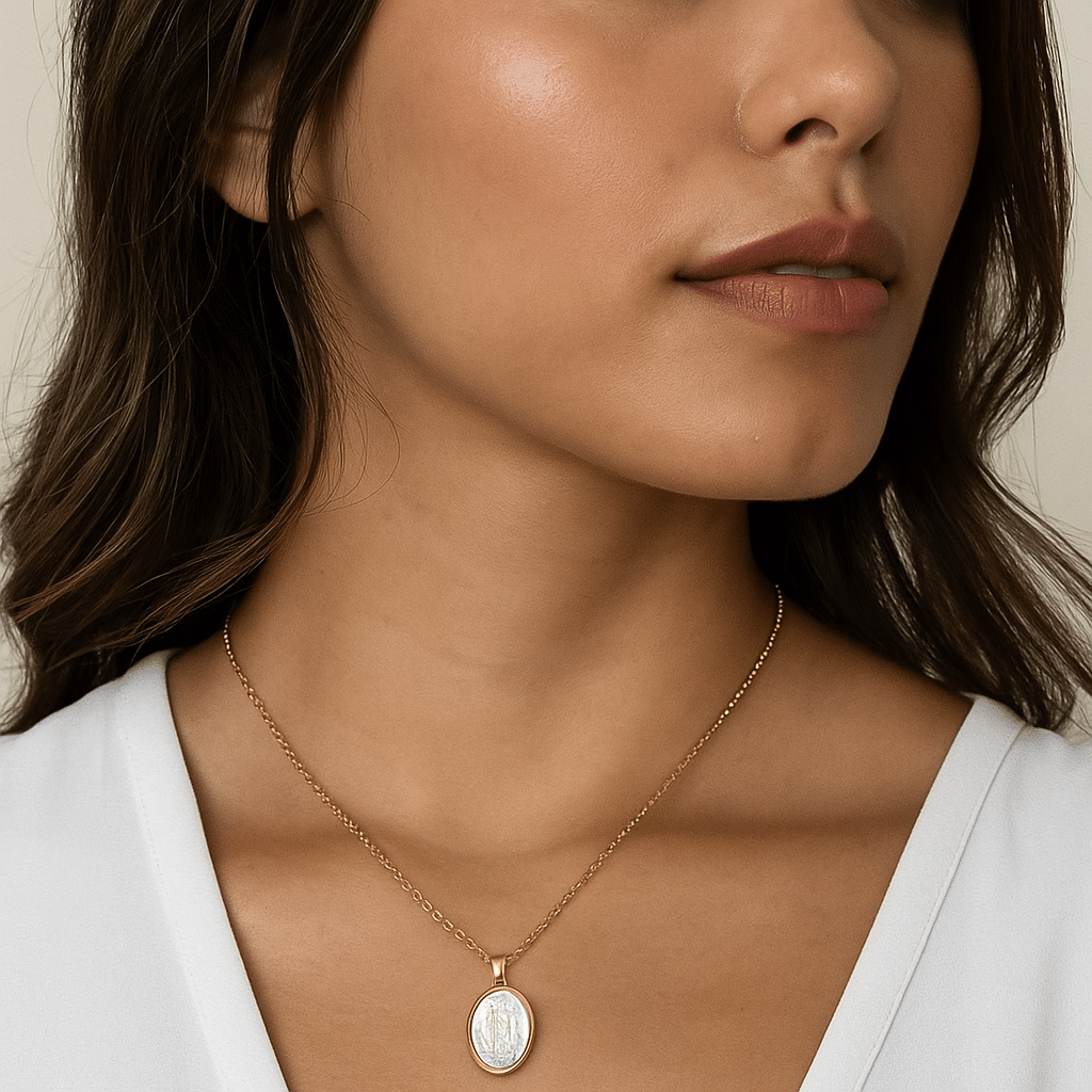 Virgen de Guadalupe en Madre perla - Imagen 2