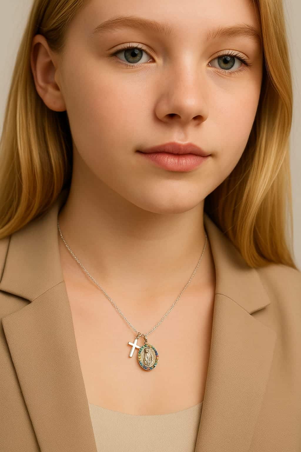 Collar Virgen de Guadalupe - Imagen 2