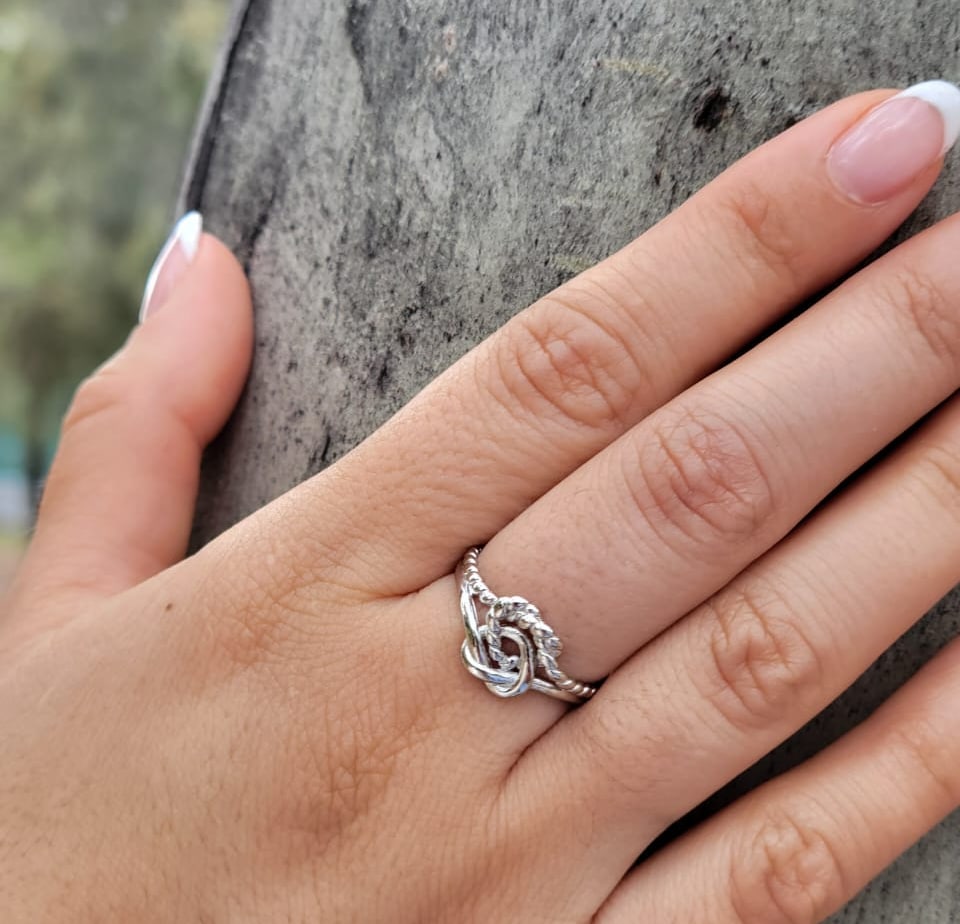 Anillo Nudo Trenzado - Imagen 4
