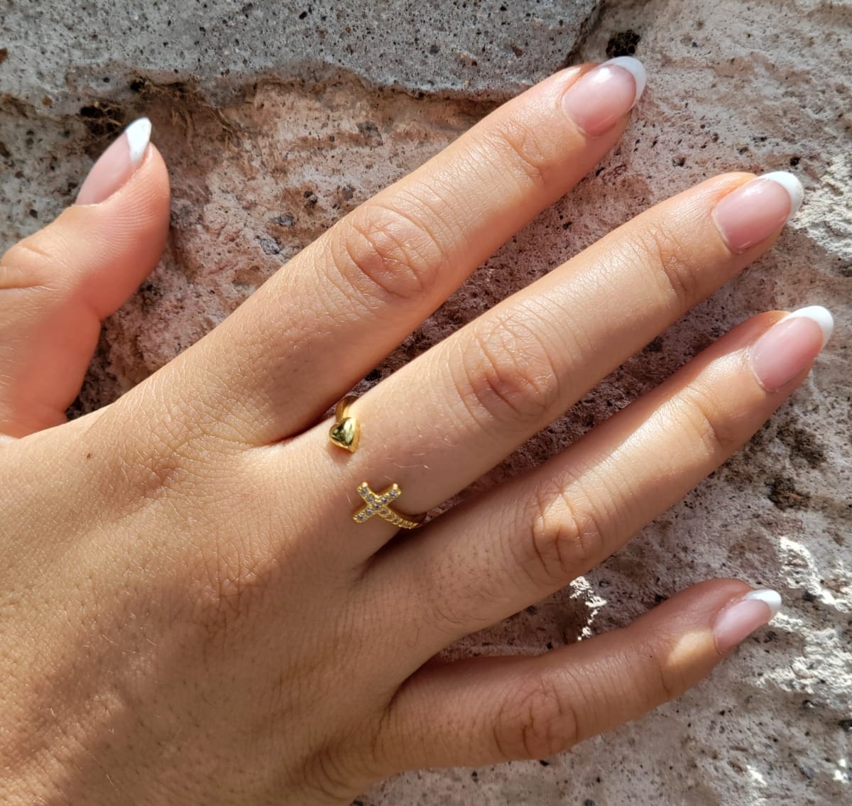 Anillo Cruz y Corazon - Imagen 7