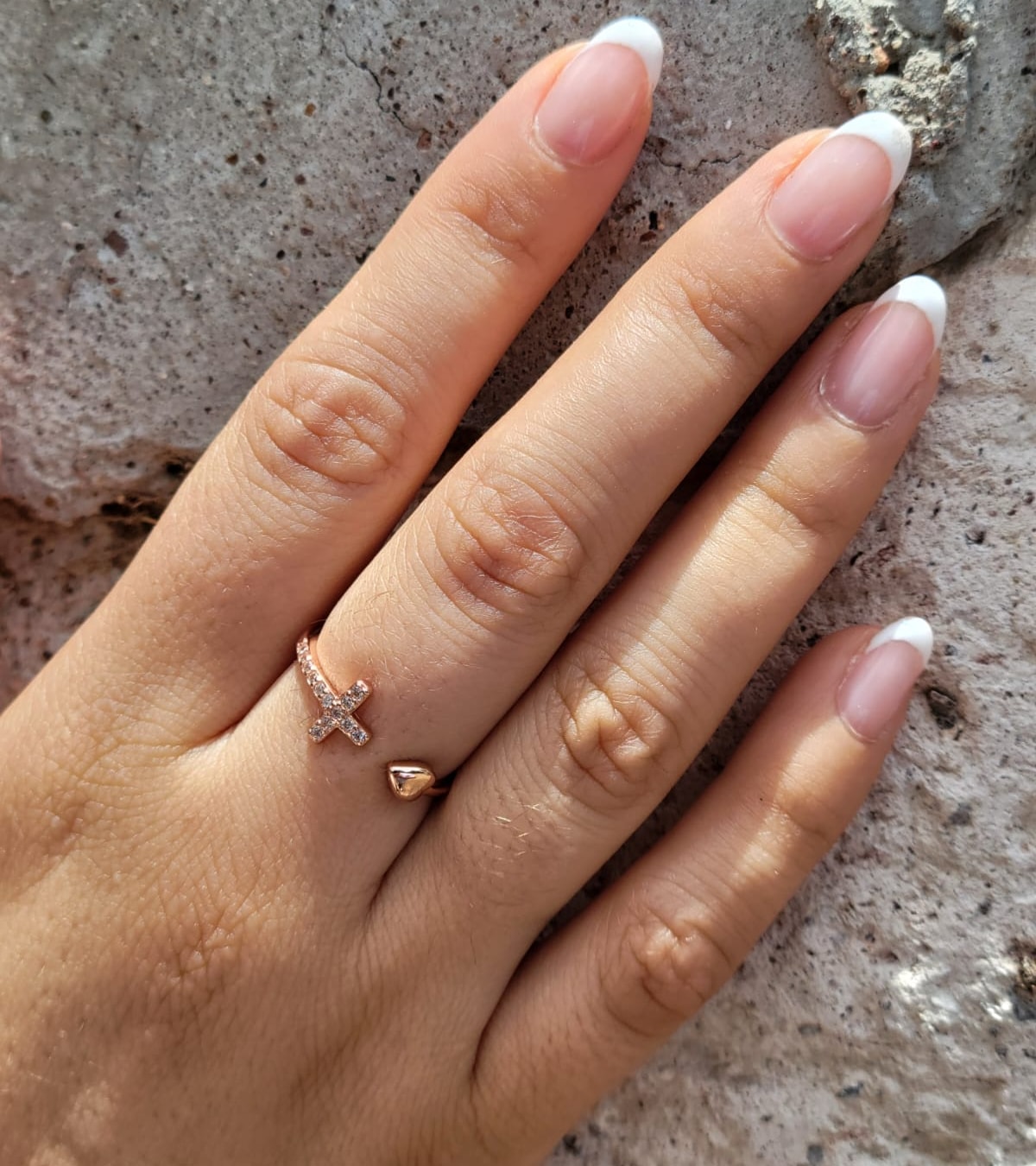 Anillo Cruz y Corazon - Imagen 5