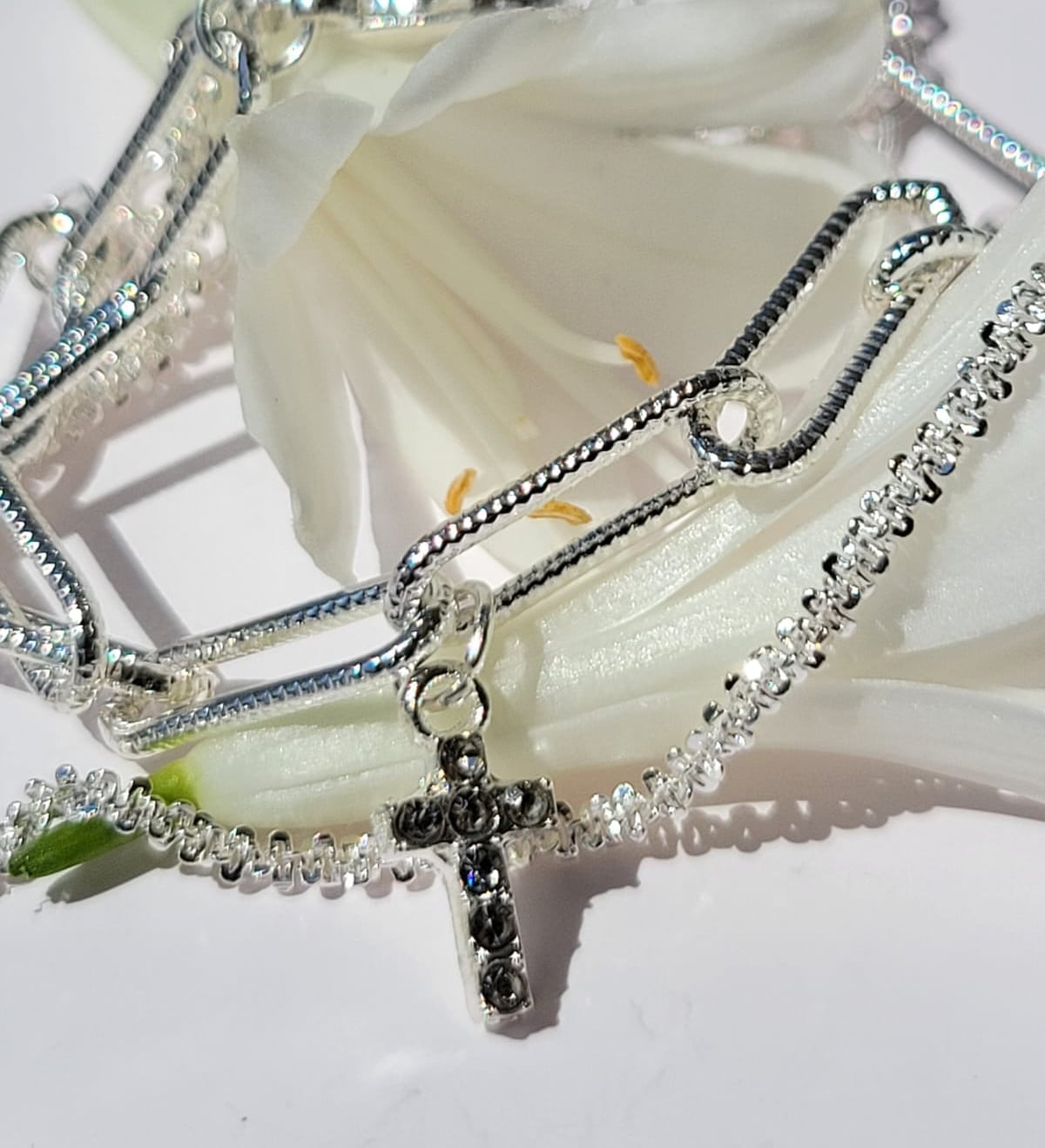 Brazalete doble con cruz