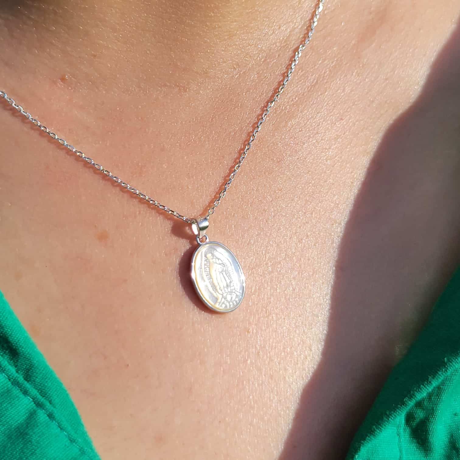 Virgen de Guadalupe en Madre perla - Imagen 4