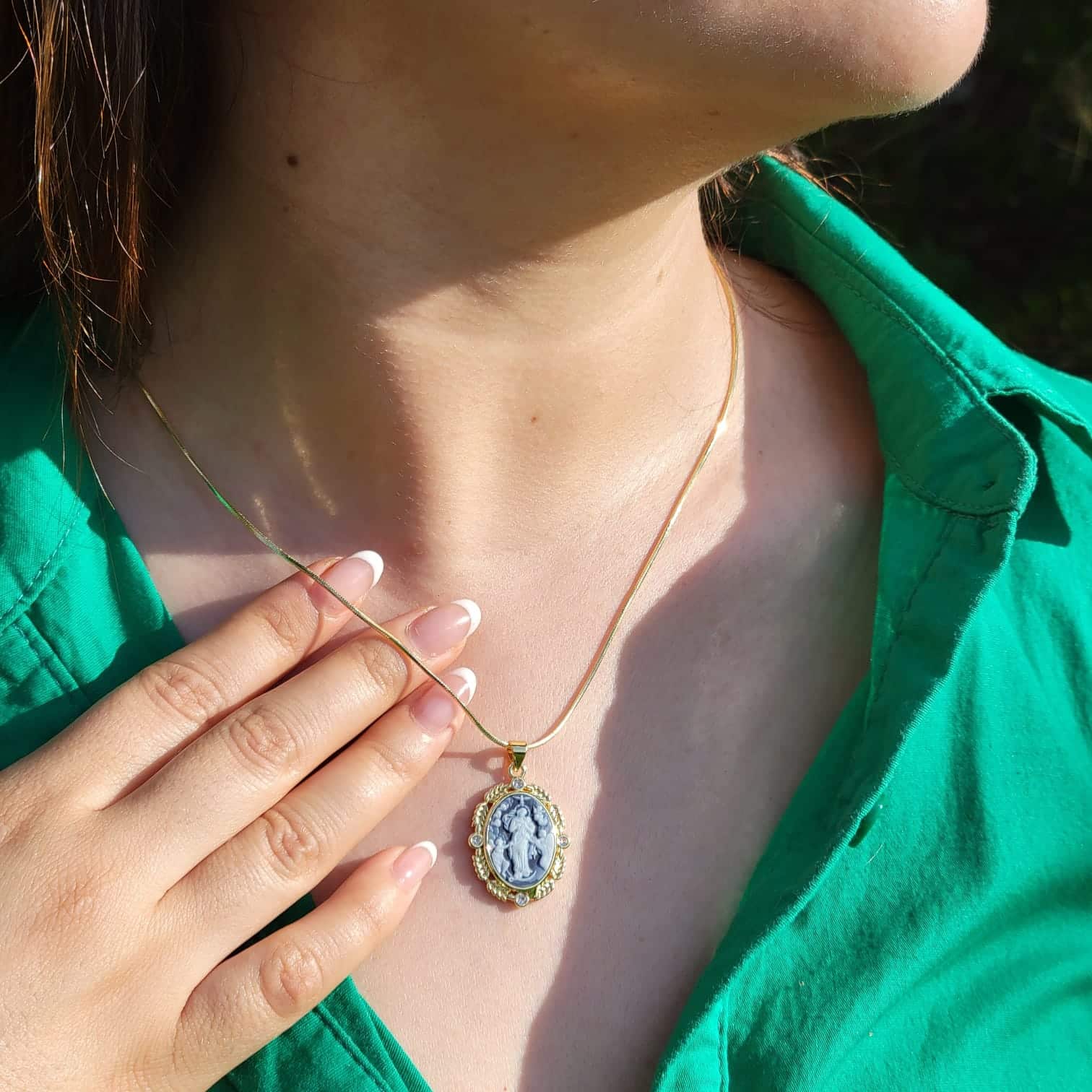 Collar Ágata de La Señora Desatadora de Nudos - Imagen 3