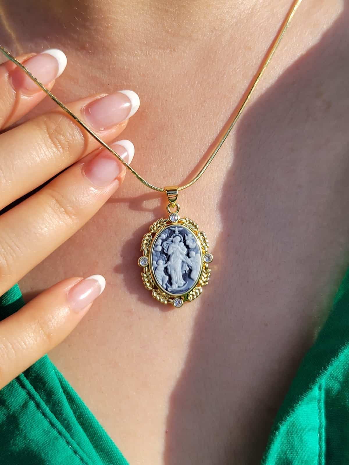 Collar Ágata de La Señora Desatadora de Nudos - Imagen 2